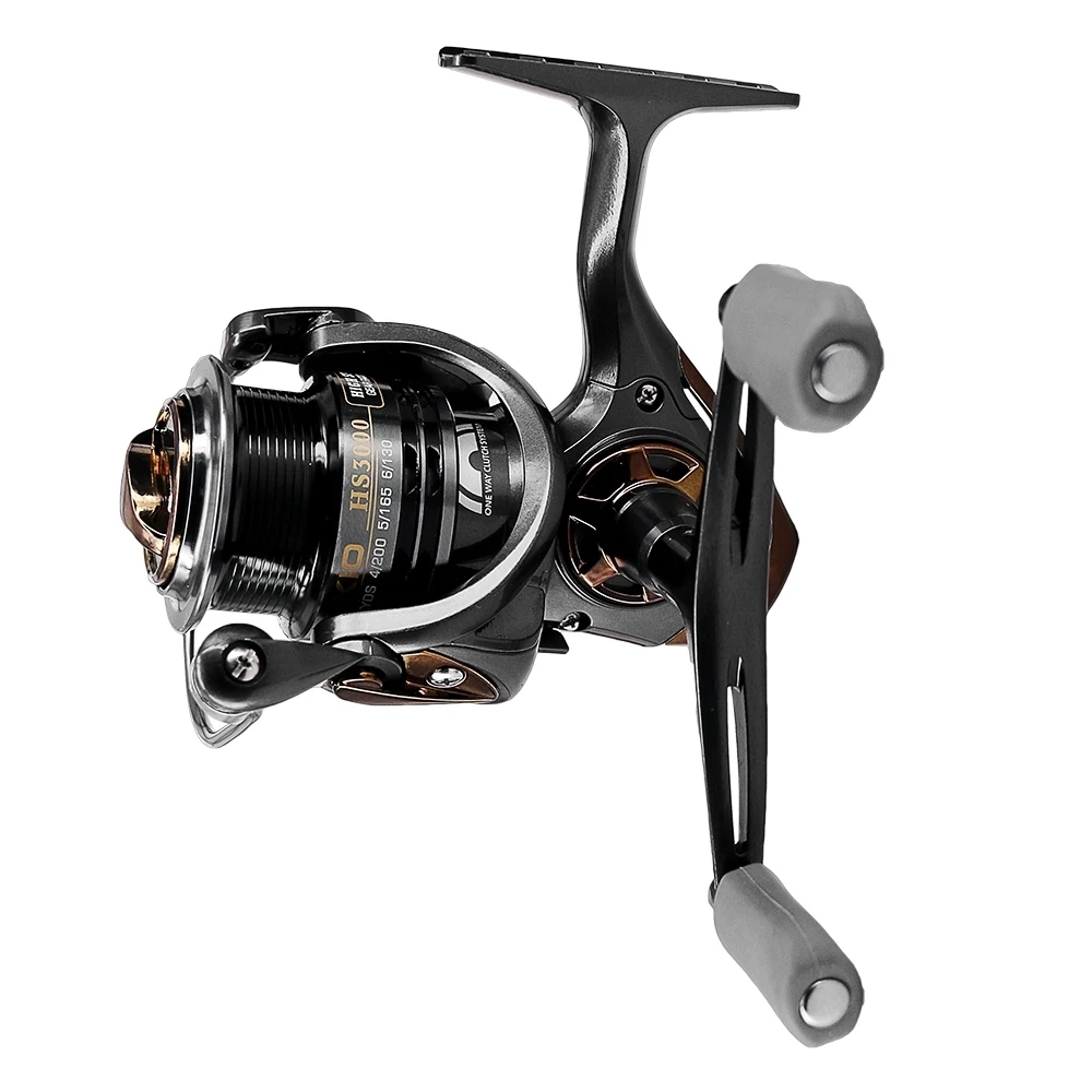 Новинка рыболовная катушка с двойным качанием 5 + 1 шарикоподшипников