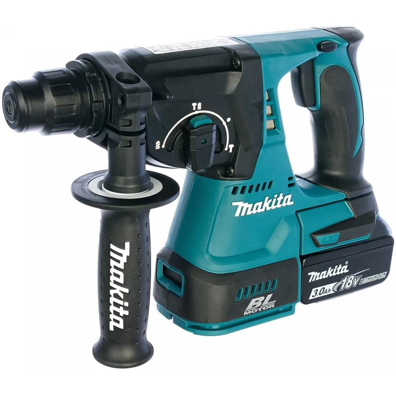 Перфоратор аккумуляторный Makita DHR242RFE (18 В Li Ion аккумулятор скорость холостого хода