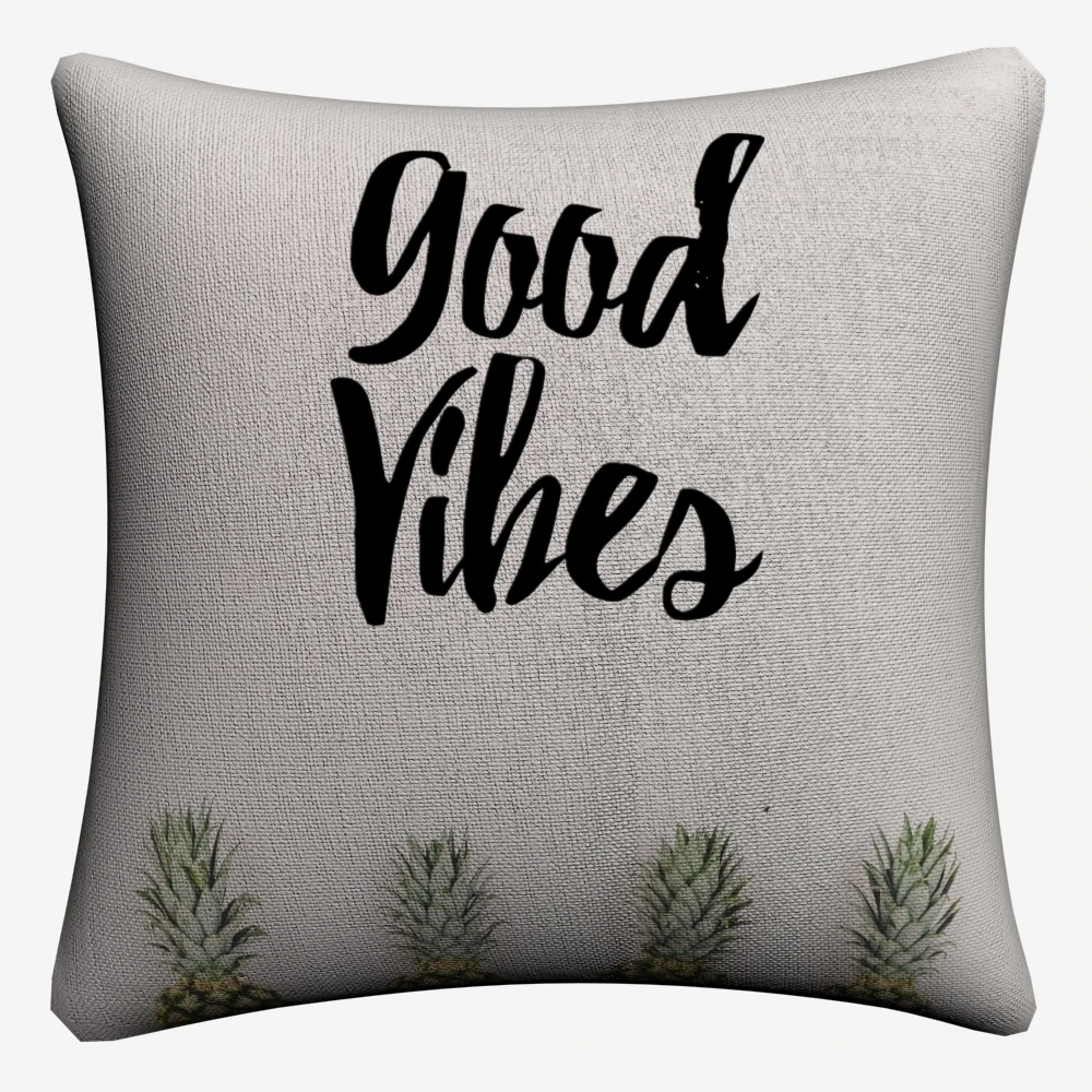 Pineapple Tropical Plants Fruit Decorative Pillow Case For Sofa 45x45cm Linen Cushion Cover Home Decor Throw Pillowcase Almofada | Дом и сад