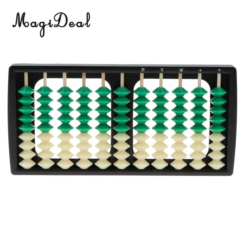 Пластиковый китайский Abacus детский калькулятор Soroban математическая развивающая