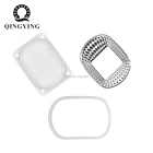 Светоотражатель COB 20 Вт, 30 Вт, 50 Вт, выпуклый акриловый светильник 78 мм х 60 мм для прожектора 110 В, 220 В, 2 комплекта