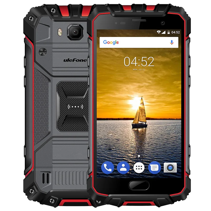 Ulefone Armor 2 4G смартфон 5 0 дюйма 6 ГБ ОЗУ 64 Гб ПЗУ Android 7 Восьмиядерный ГГц IP68 Водонепроницаемый NFC 16 МП мобильный