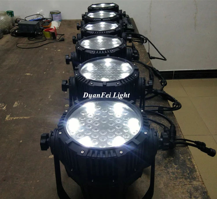 (Flycase) 4 шт./лот сценический rgbw led par Открытый ip65 Водонепроницаемый огни dmx 54x3|Эффект