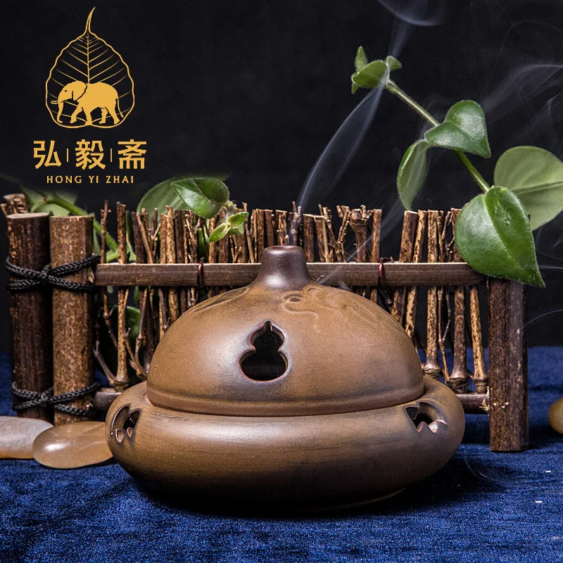 Hong Yizhai сандаловое дерево алоэ башня курильница с диском Xiangxiang керамические