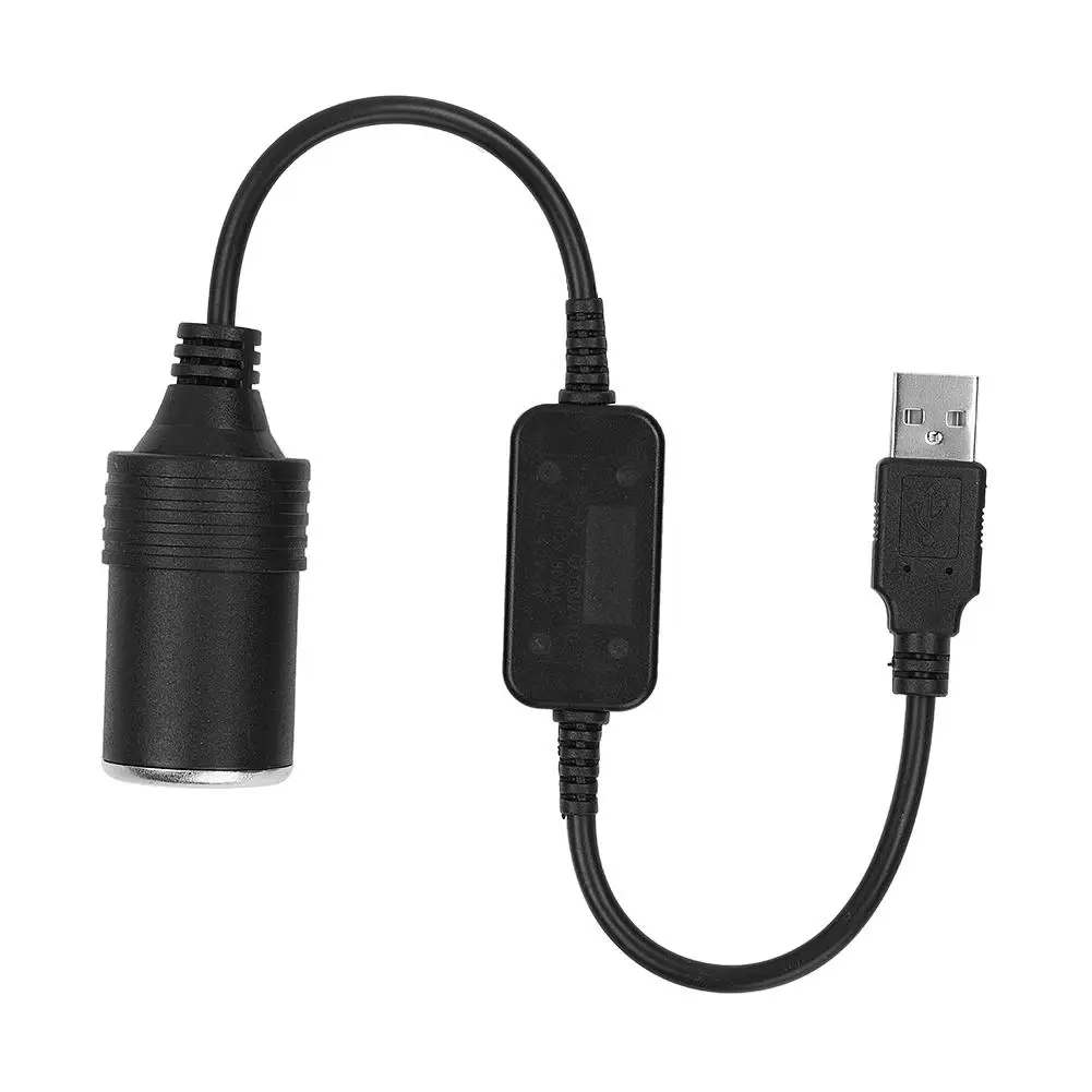 Автомобильный usb прикуриватель с 5 В на 12 USB конвертер адаптер штырь гнездо