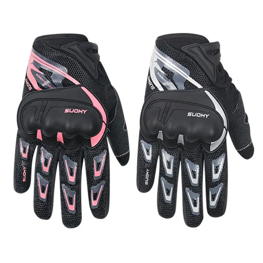 1 пара мотоциклетные перчатки летние полный палец универсальные унисекс