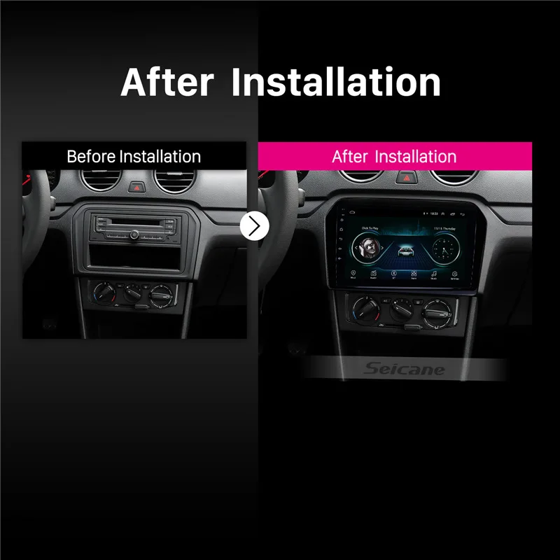 Seicane 9 &quotAndroid 1 GPS Navi для 2012-2015 VW Volkswagen Jetta HD сенсорный экран Bluetooth Зеркало Ссылка