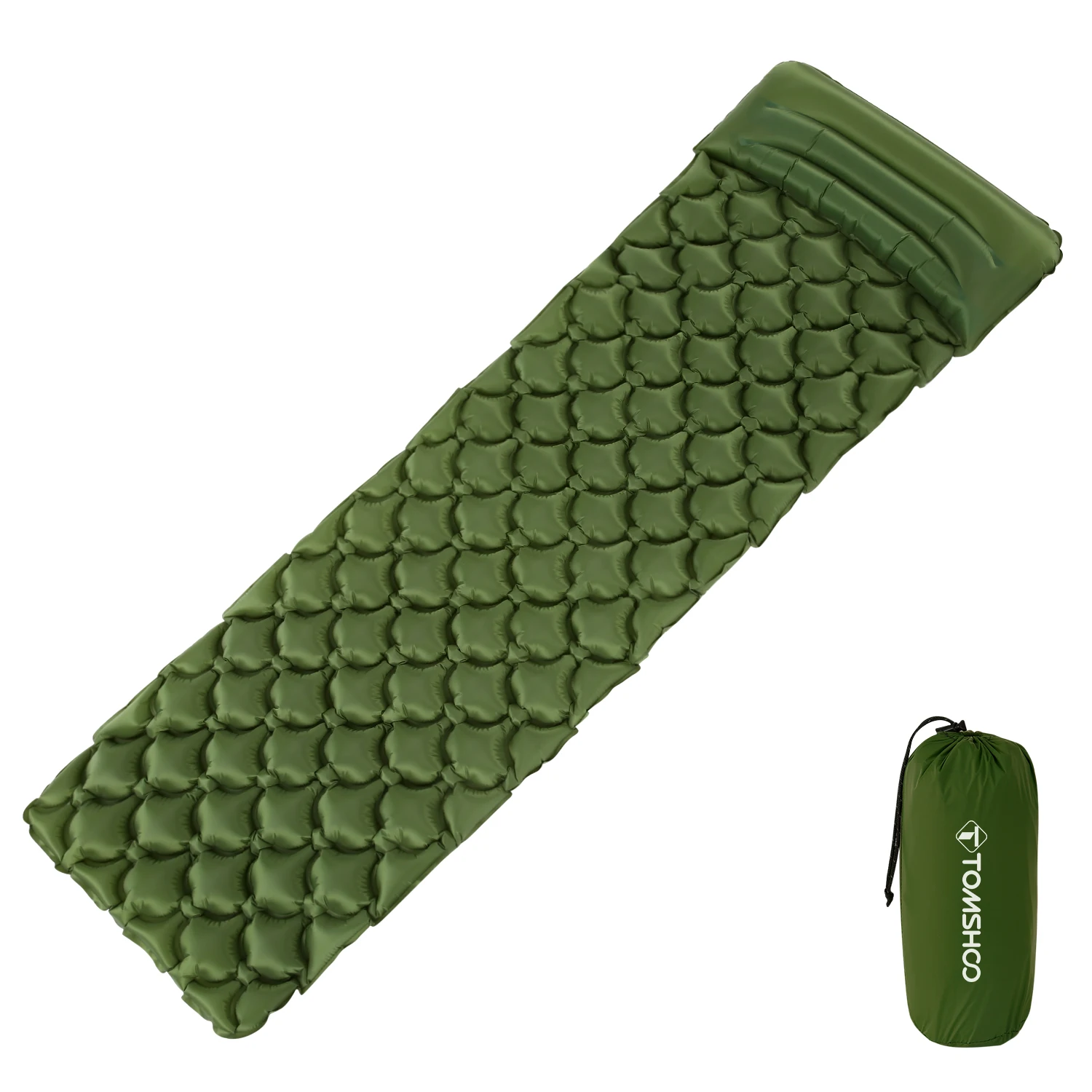 

Camping Mat Inflatable Sleeping Pad Moistureproof Air Mattress Cushion Sofa Bed Outdoor Beach Mattress with Pillow