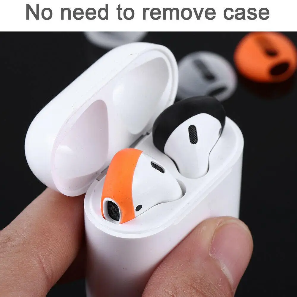 HobbyLane 4 шт. силиконовый чехол для наушников противоскользящие насадки Apple AirPods Earpods