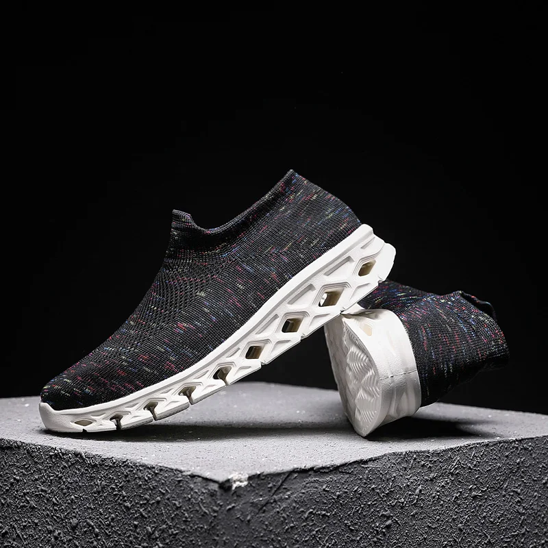 Кроссовки мужские носки дышащие Sapato Masculino Basket Homme Tenis zapatillas hombre Мужская обувь до