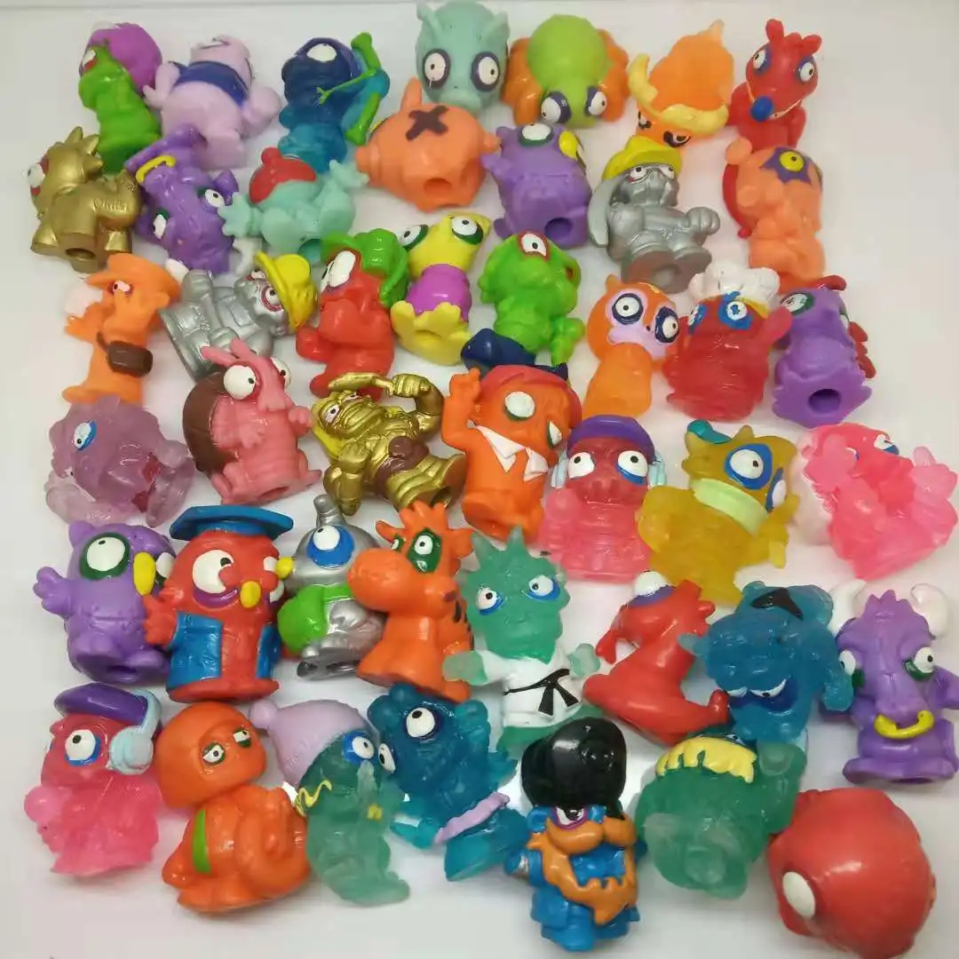 20 шт./50 шт./144 шт./партия Zomlings Monster Zombie Фигурки карманные игрушки монстр сквиш Бенди