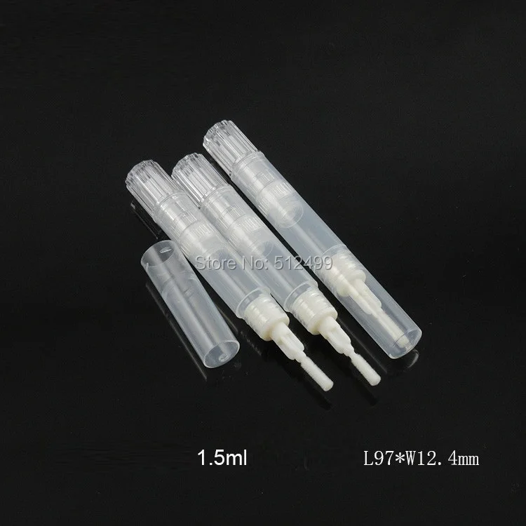 

10/30/50/100pcs 1.5/2ml Empty Makeup DIY Rotating Pen Lip Gloss VE essential oil/olive oil/eyelash nutrient solution rotate pen
