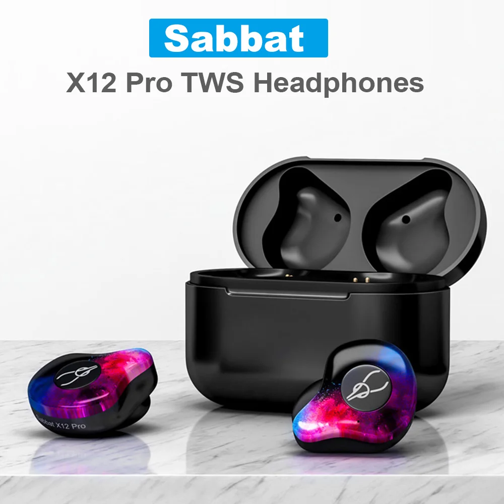Sabbat X12 Pro Беспроводной Bluetooth V5.0 наушники вкладыши TWS с BT гарнитуры
