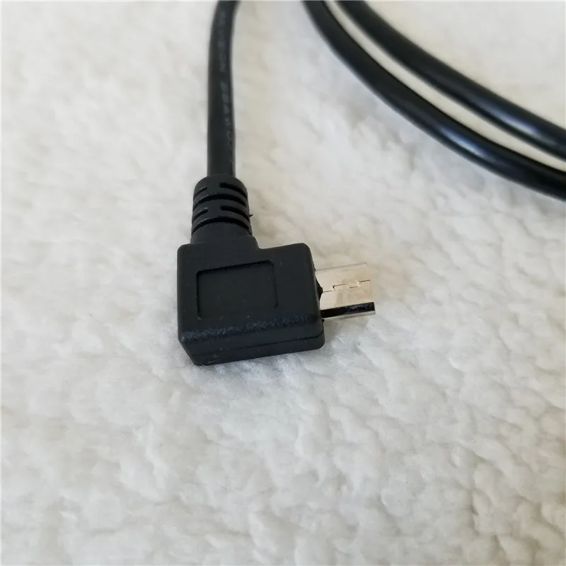 Микро USB правый угол сгибания к тип A кабель передачи данных удлинитель для