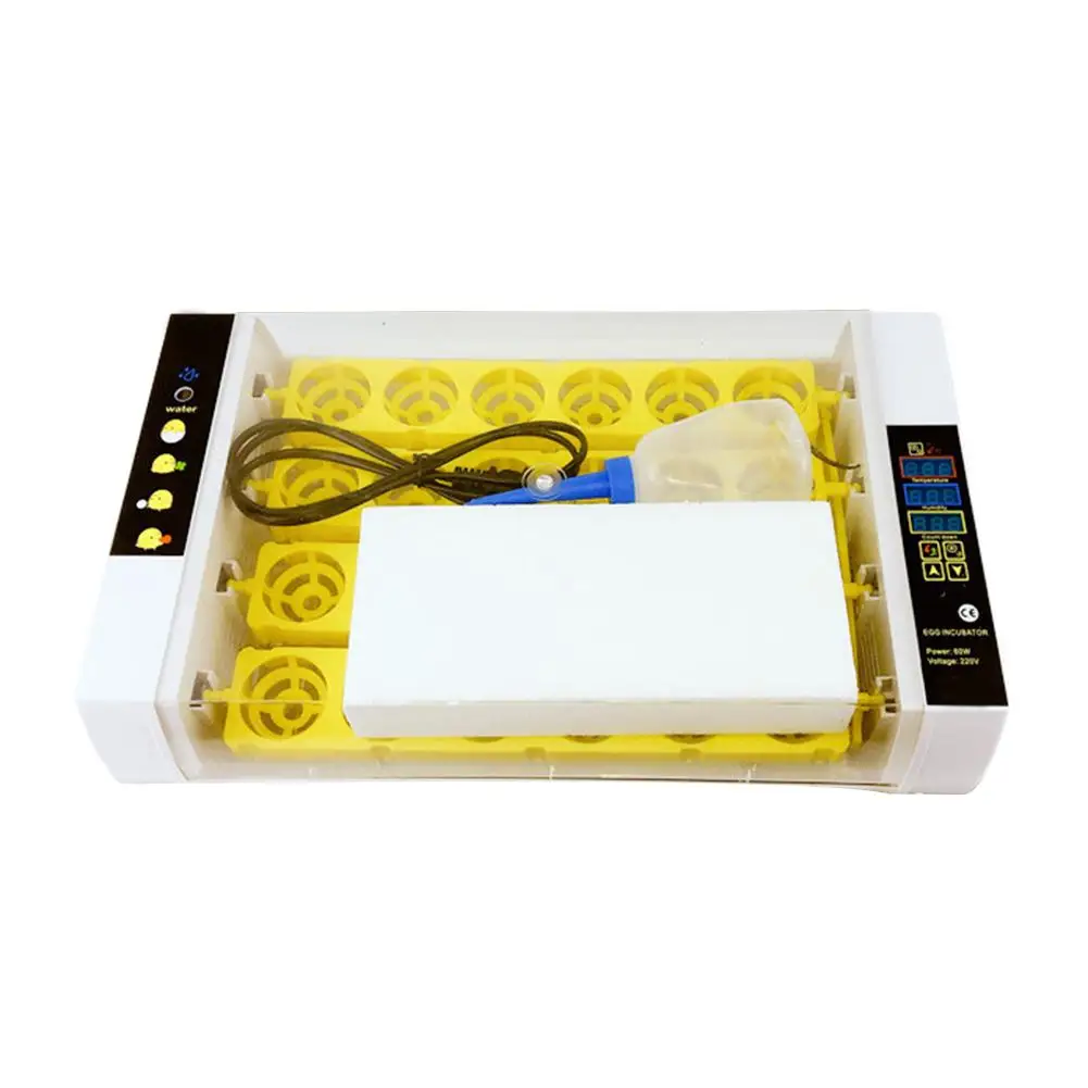 Полностью автоматические инкубаторы для яиц 24 маленьких яйца с автоматическим