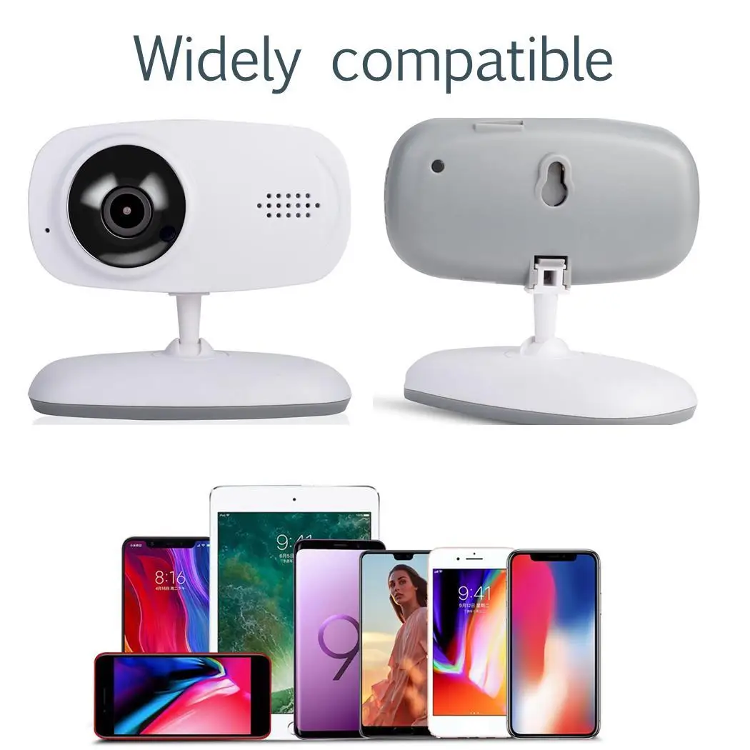 Цифровой Беспроводной Детский видеомонитор ночного видения камера Babyphone детская