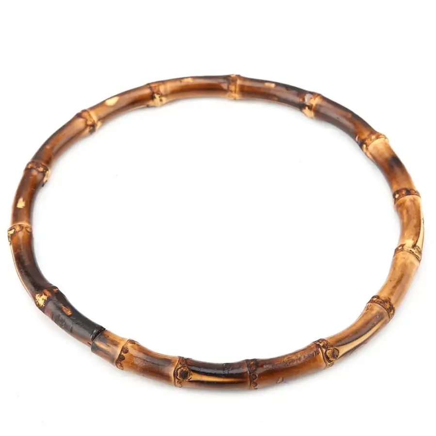 1 шт. деревянная круглая бамбуковая Ручка для сумки|Пряжки и крючки| |