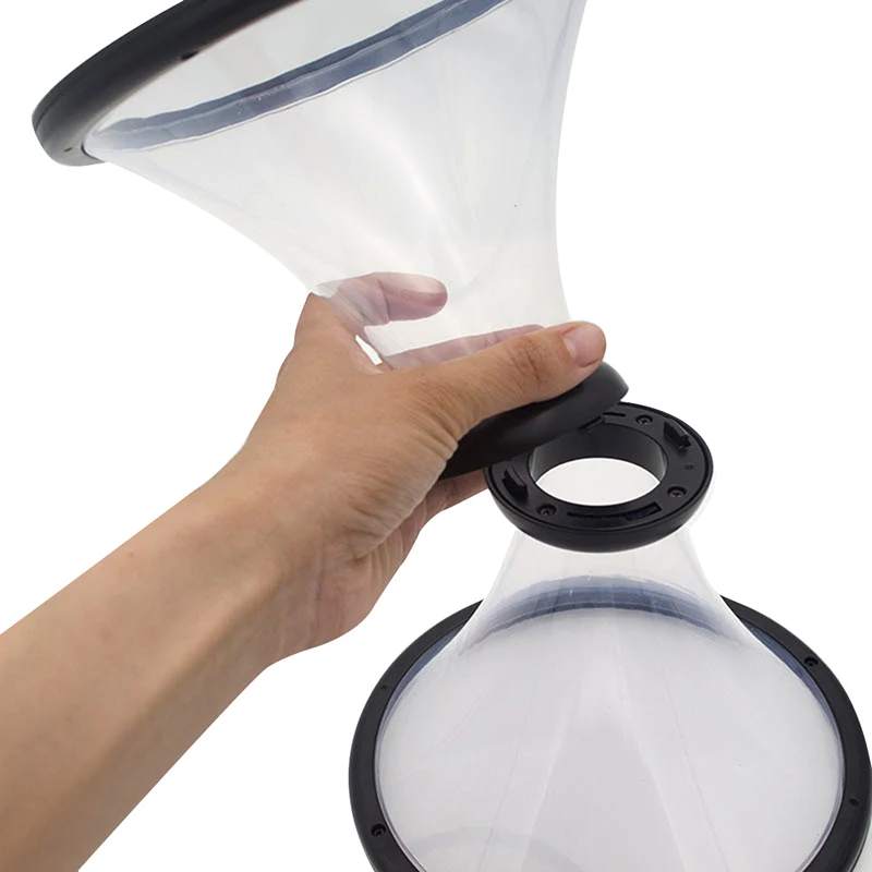 New Gravity Rotating Cyclone Piggy Bank Decompression Vortex Funnel Transparent Hard Moneybox Safe Coin Save Box Year Gift | Дом и сад