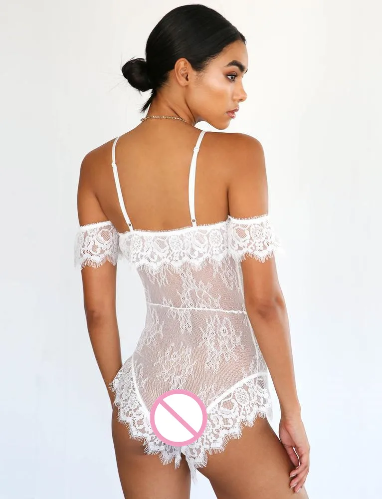 Женское сексуальное нижнее белье Тедди Babydoll с пуш-ап кружевом Babysuit g-стринги