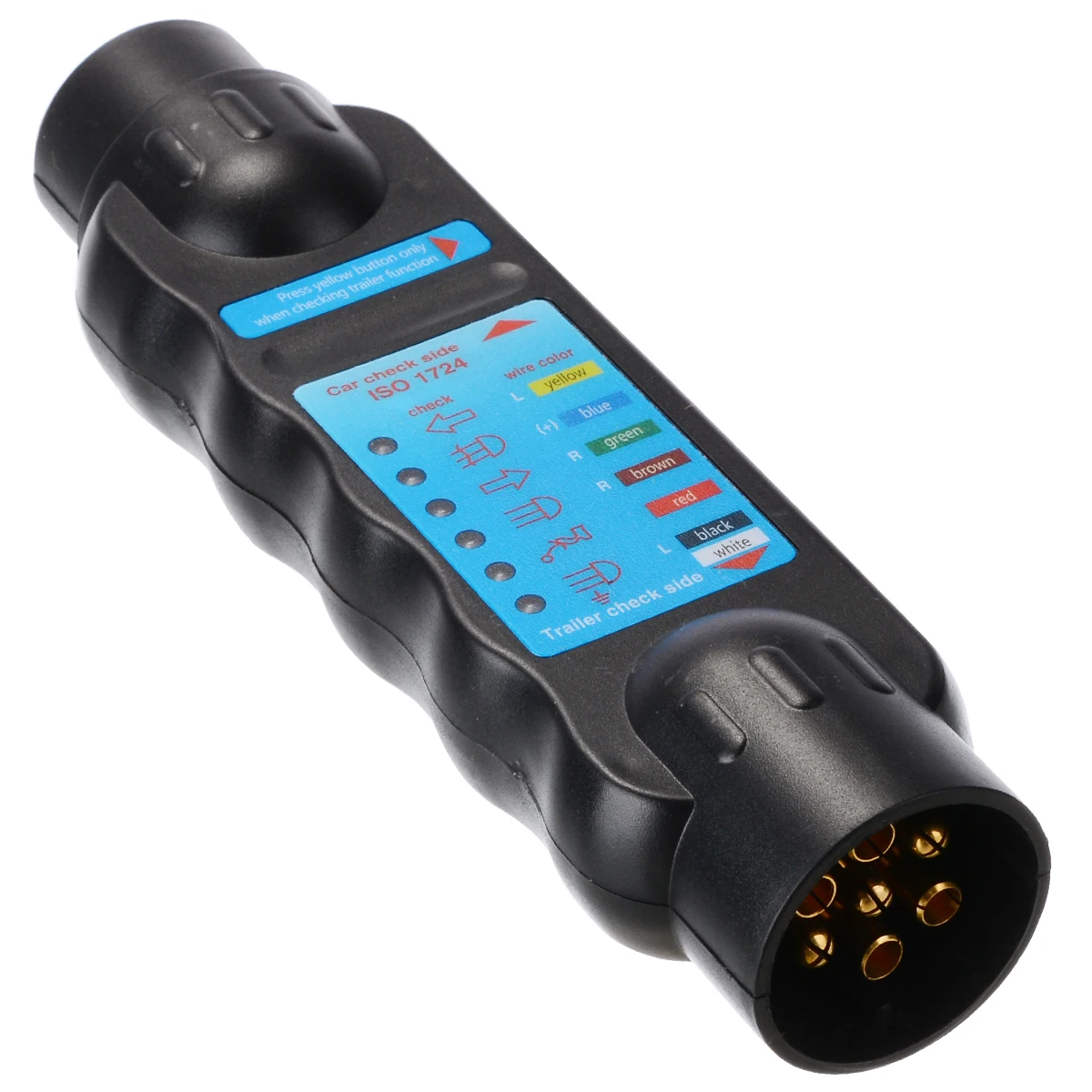 7Pin автомобиль прицепа светильник кабель цепь штекер тестер разъема тестовый
