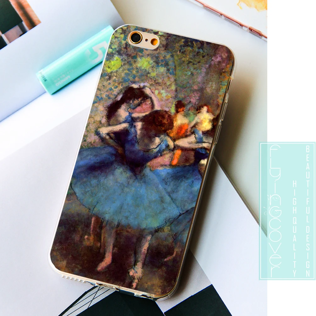 Coque Edgar Degas Dancer Clear Soft Silicone Phone Cases for iPhone XS Max XR 7 8 6 6S Plus 5S 5 SE 5C 4S 4 iPod Touch Cover |