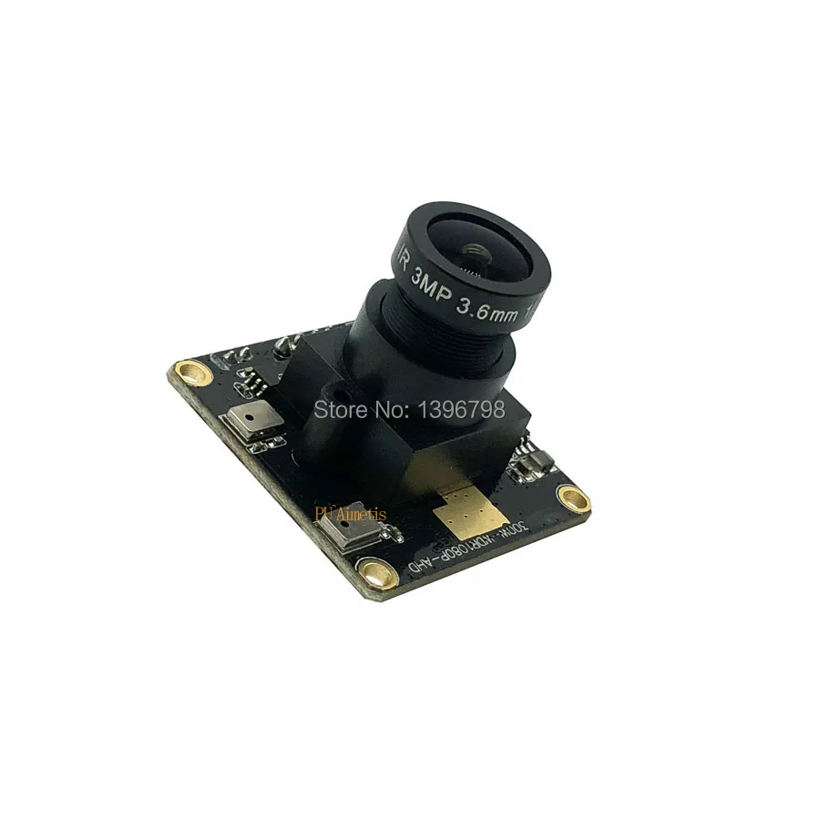 WDR H.264 Mini CCTV Surveillance camera 3MP Full HD Webcam OTG UVC Wide Dynamic 30FPS USB Camera Module with Microphone | Безопасность и