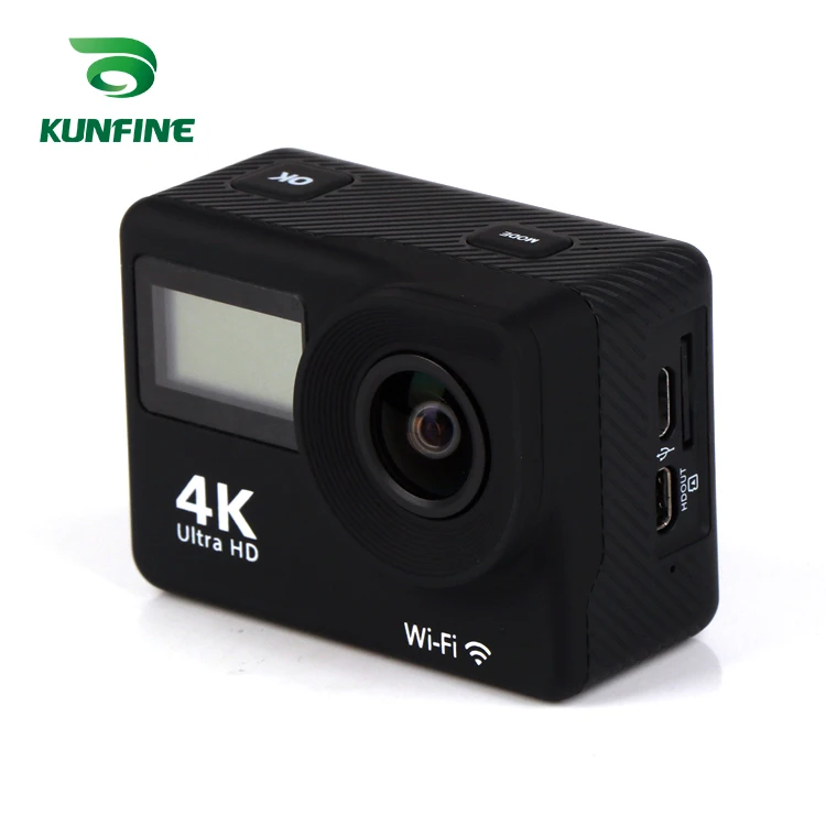 KUNFINE со сверхвысоким разрешением Ultra HD 4K Спортивная видеокамера DV Action с пультом