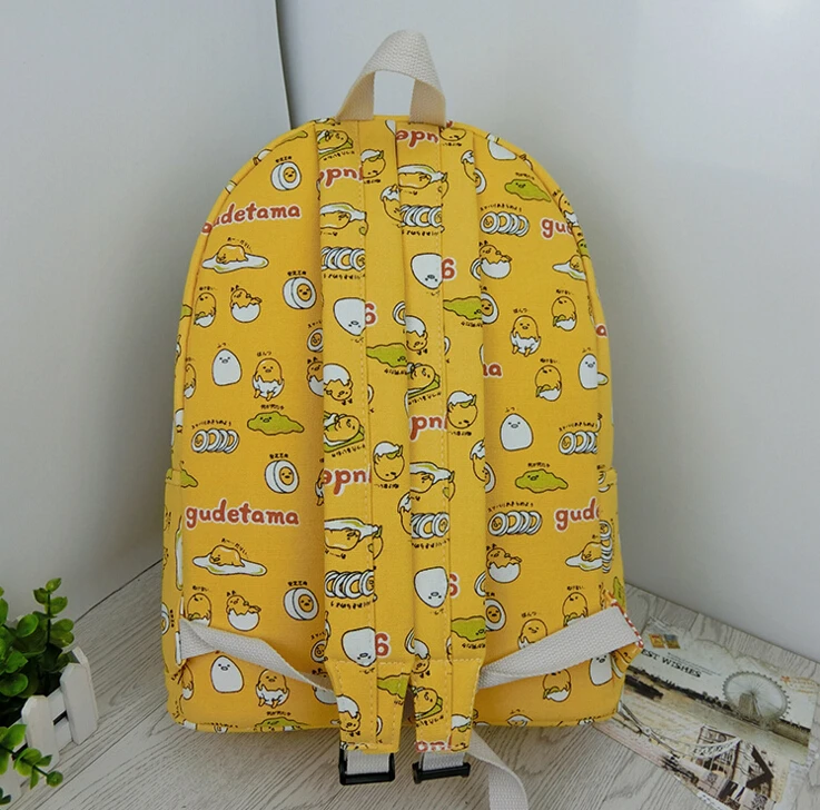 Милый тканевый рюкзак для взрослых Gudetama Egg школьная сумка ленивых яиц 2019|Мужские