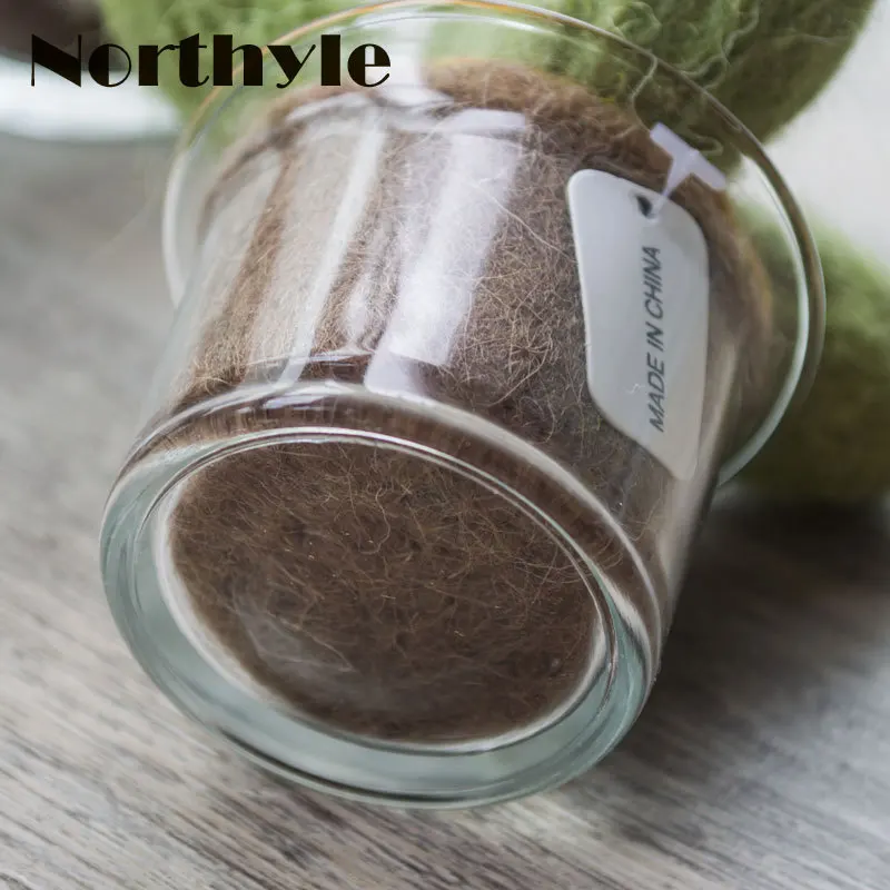 Original Northyle wool potted cactus miniature fleece figurine fake plant craft christmas gift home decoration | Дом и сад