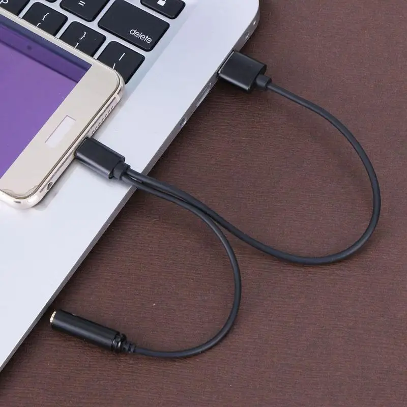 Usb type C аудио кабель для зарядки 2 в 1 до 3 5 аудиокабель наушников адаптер