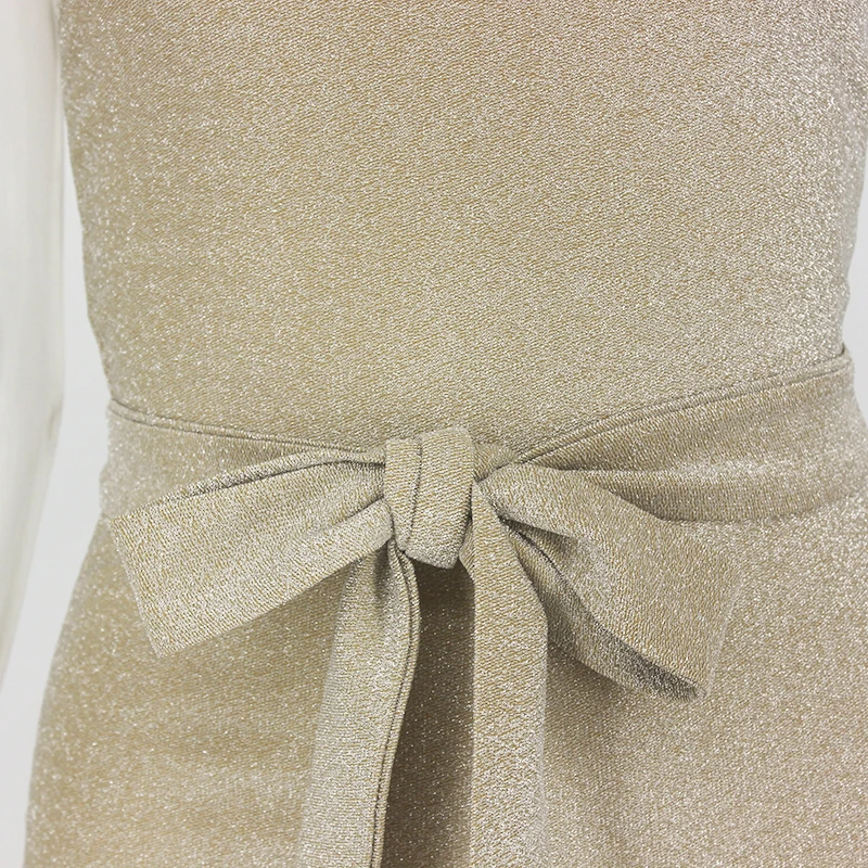 DRESSMECB Off Shoulder Sashes Jumpsuit 2019 Fashion Long Trousers Women Belt Glitter Rompers Party Clubwear Playsuits | Женская одежда