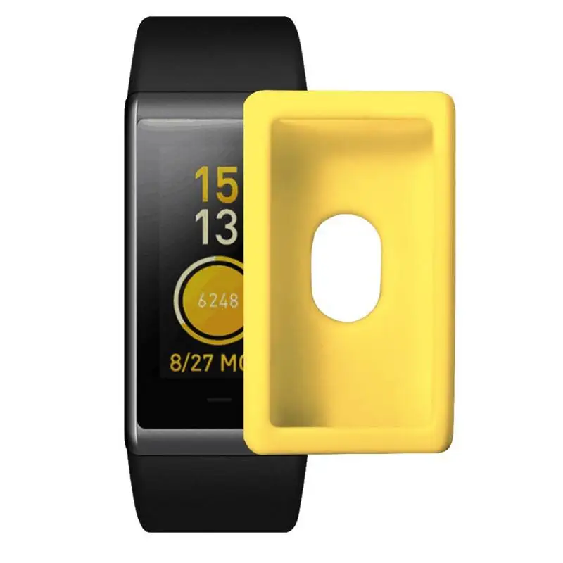 Силиконовый чехол для часов Huami Amazfit COR Meter умный простой защитный желтый
