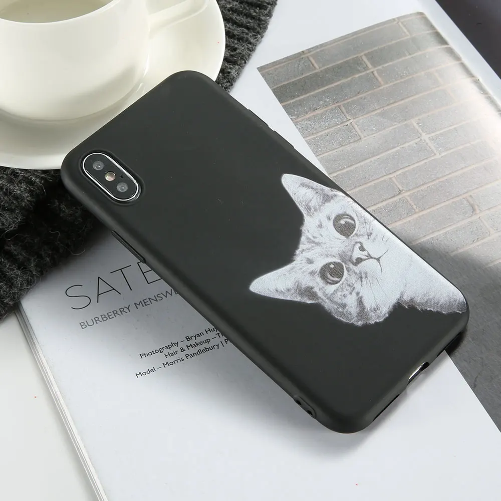 KISSCASE звезда рельефный чехол для samsung Galaxy S9 S8 плюс S7 край милый рисунок Крышка Note 9 8