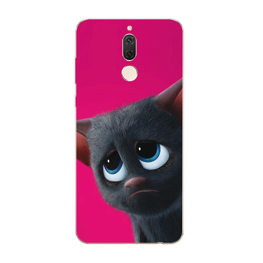 For Huawei Mate 10 lite case Cartoon Painted Flower Animals Nature Soft 3D Emboss TPU Silicone phone fundas coque |