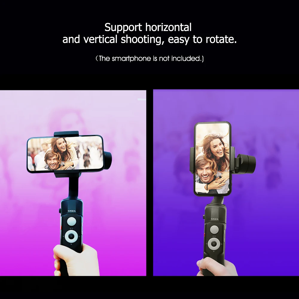 MOZA Mini S складной ручной 3 осевой карданный стабилизатор для смартфона с