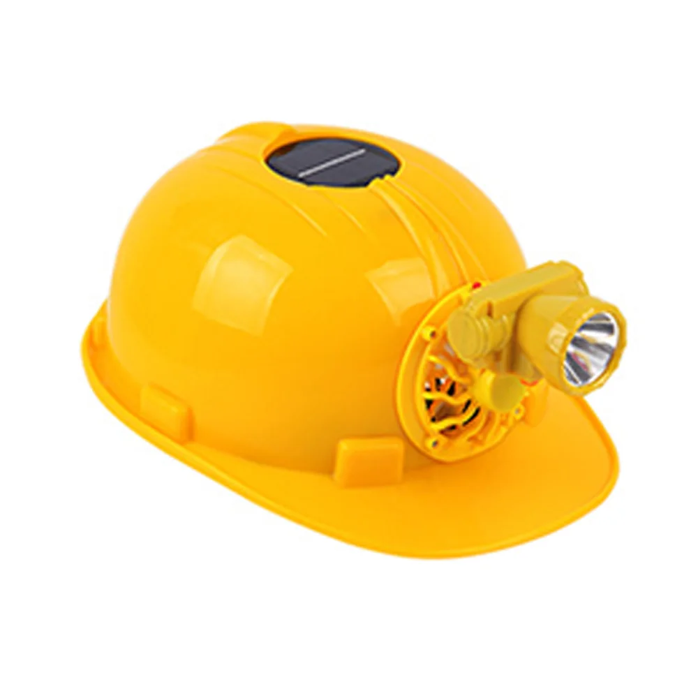 Шлем Вентилятора на солнечной батарее защитная крышка из АБС пластика для работы