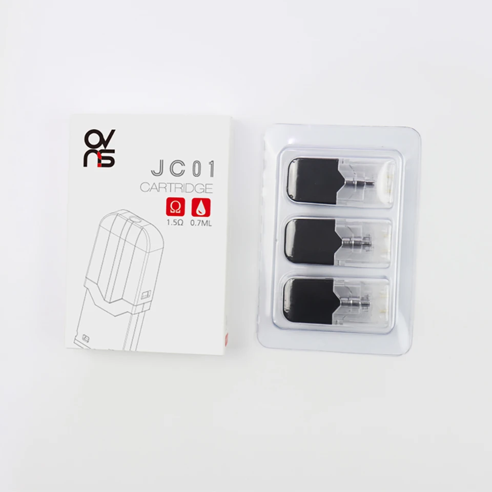 3 шт. оригинальный картридж OVNS JC01 Pod 0 7 мл емкость 1.5ohm бак КБР Замена для Vape