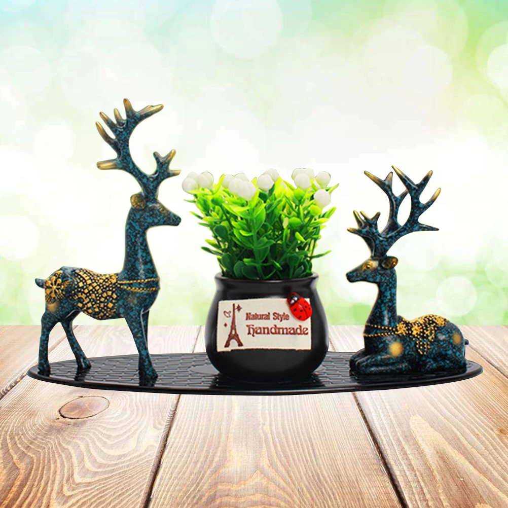 1 шт. украшения с оленями прочный мультфильм Мини Олень из полимера ремесла