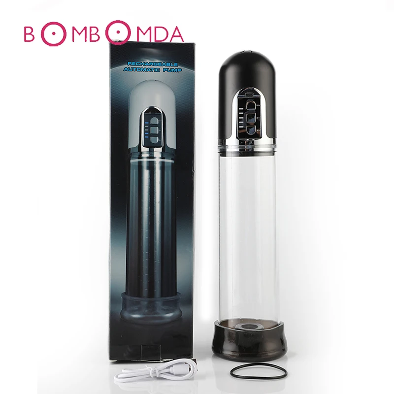 Мужской USB Электрический насос для пениса увеличение мужской Т образный рукав