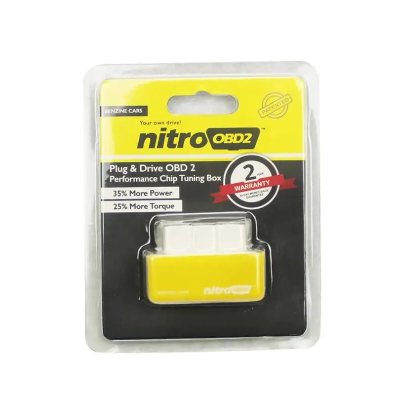 Чип Nitro OBD2 EcoOBD2 ECU 4 цвета штепсельная вилка и драйвер нитроobd2 Eco для бензинового