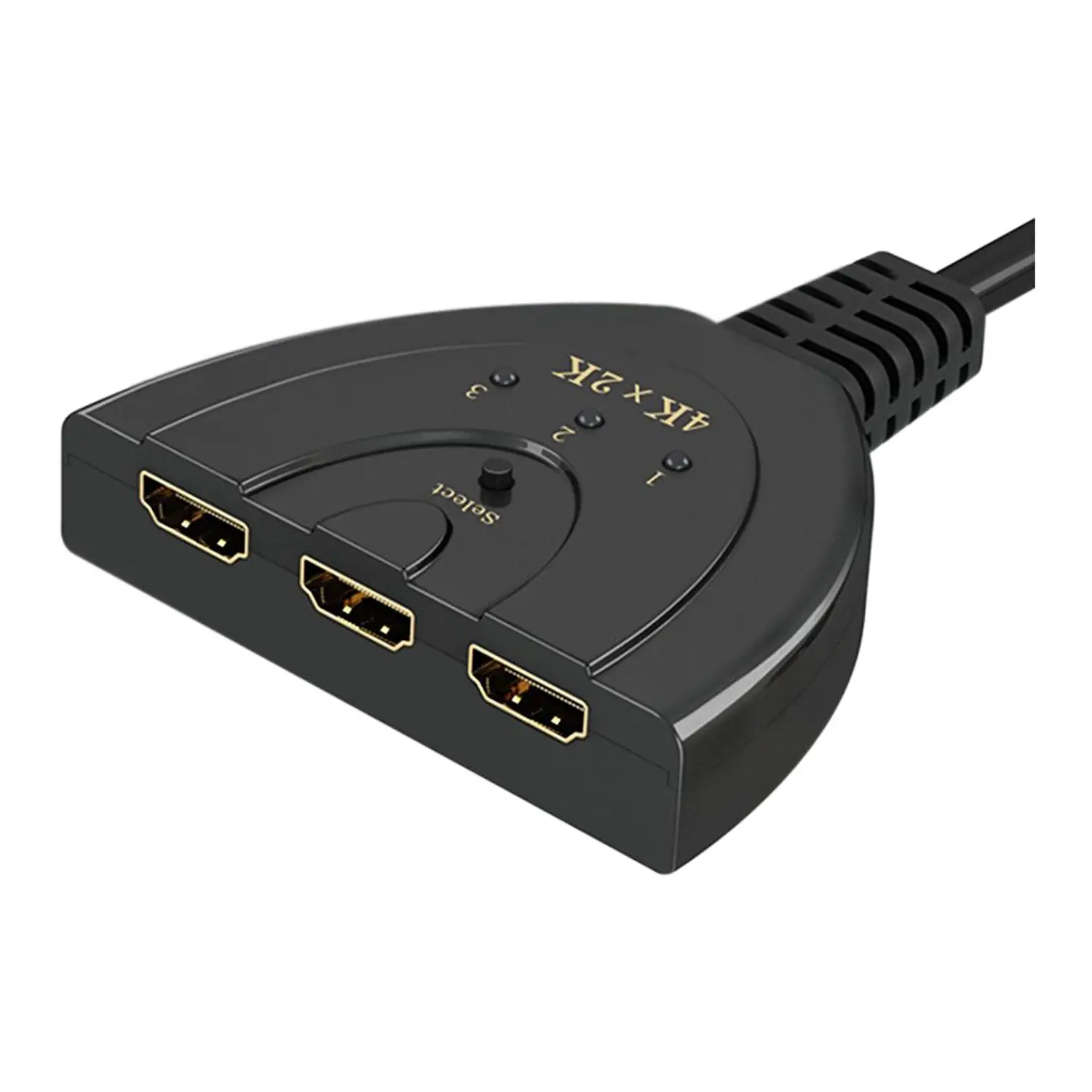 HDMI коммутатор 4 K 3-портовый сплиттер Коммутатор поддерживает K/Full HD1080p/3D с
