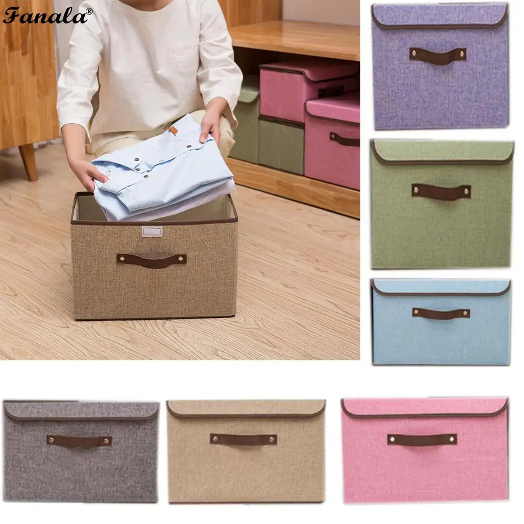 Бытовая коробка для хранения ткани Оксфорд пыль дом 38x25x25 см/15x9 8x9 8 дюймов