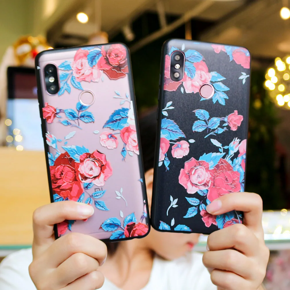 Чехол для Xiaomi Redmi Note 6 5 Pro mi A2 Lite pocophone F1 Мультфильм защитный милый Пластик класса