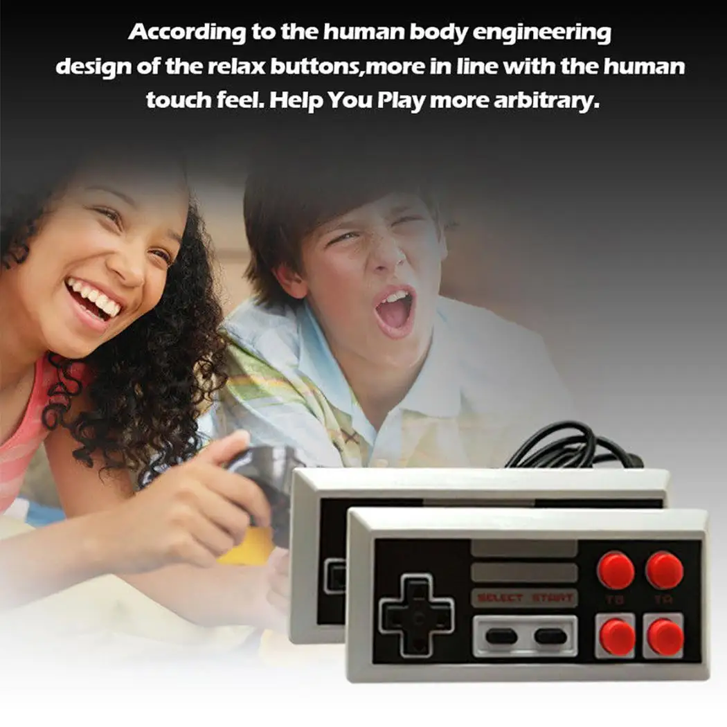 620 игр в 1 Классический ретро ABS ТВ игровые NTSC Мини AV выход игры двойной проводной