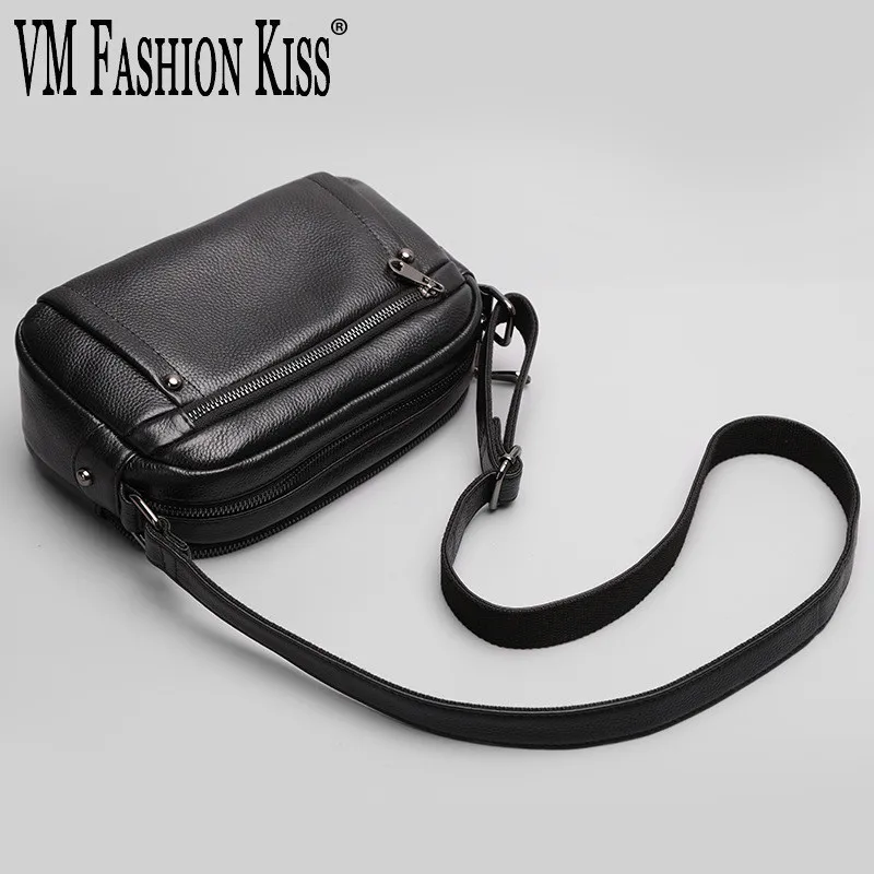 

VM FASHION KISS Genuine Leather Women's Shoulder Bag Luxury Handbags Ladies Bags Designer Crossbody Satchel Bags For Women 2018