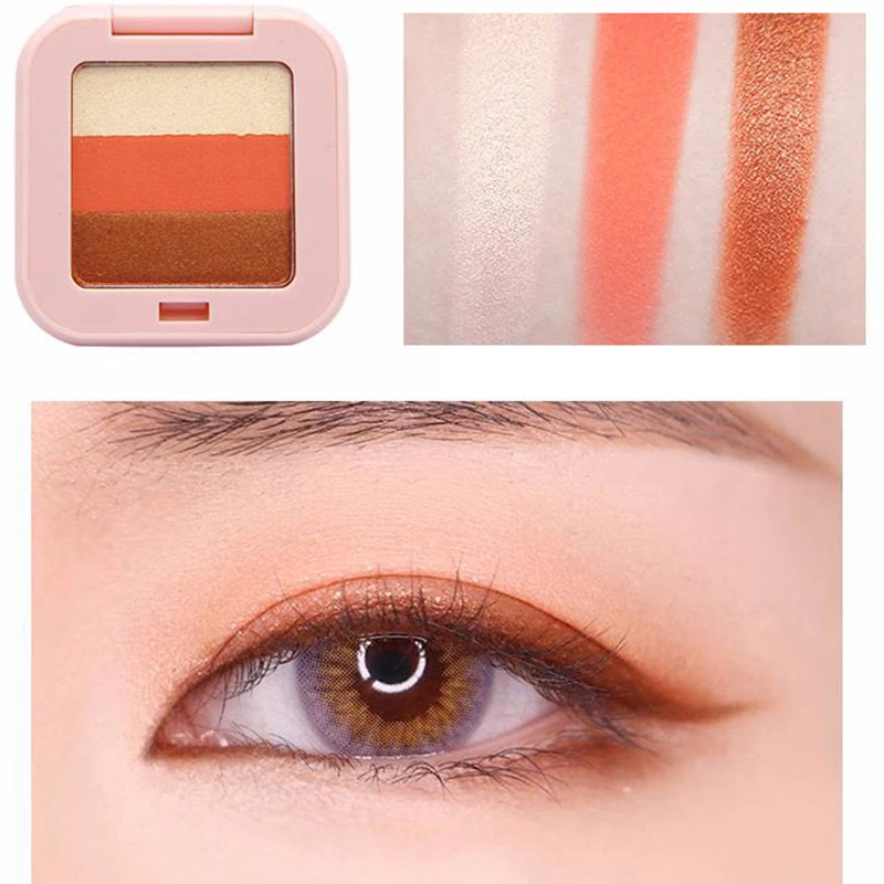 3 Цвета Палитра теней Shimmer Matte Eye Shadow Makeup| |
