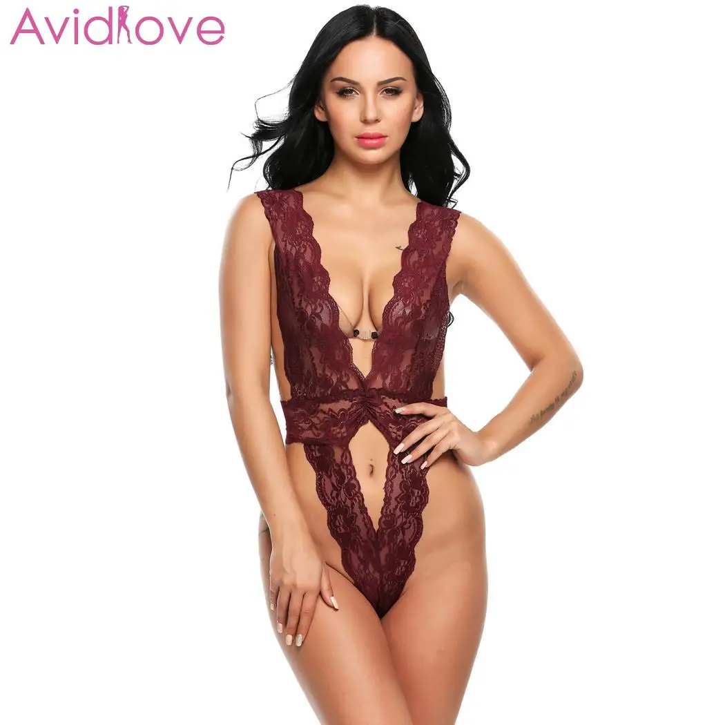 Avidlove сексуальное нижнее белье горячее эротическое боди женское Кружевное с
