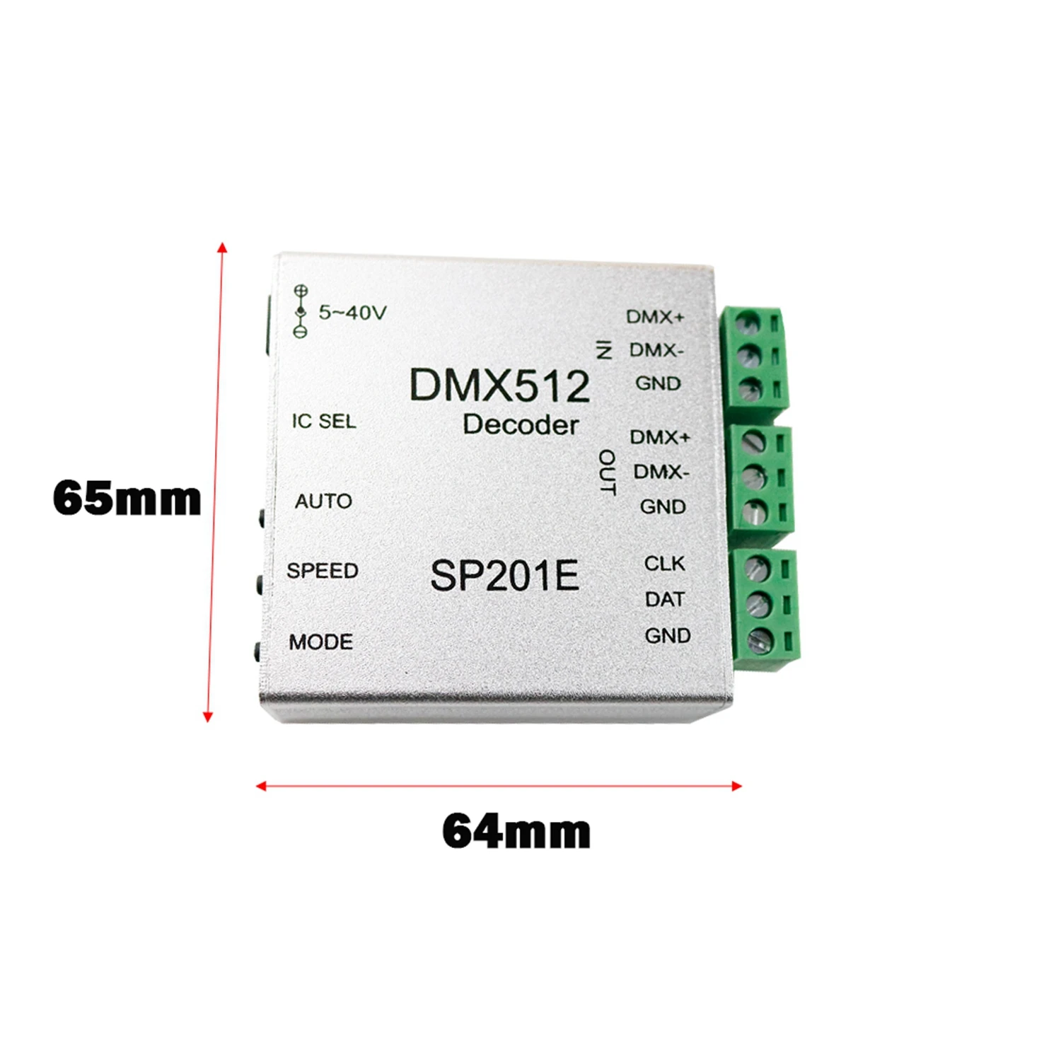 RGB Led контроллер Диммер SPI конвертер DMX512 декодер WS2812B WS2801 WS2811 1903 DMX плата IC