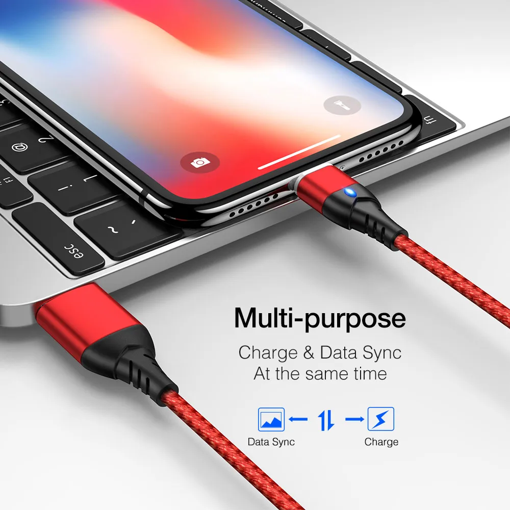 Магнитный кабель KISSCASE Micro USB Type C адаптер для быстрой зарядки телефона Microusb