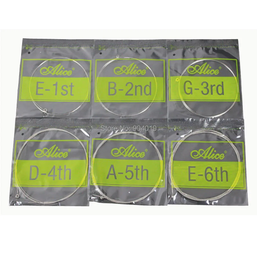 

10Sets Alice Electric Guitar Strings Nickel Alloy Wound 6 Strings Set A507L SL